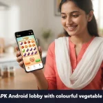 Diwa Lucky APK Android lobby with colourful vegetable spin symbols